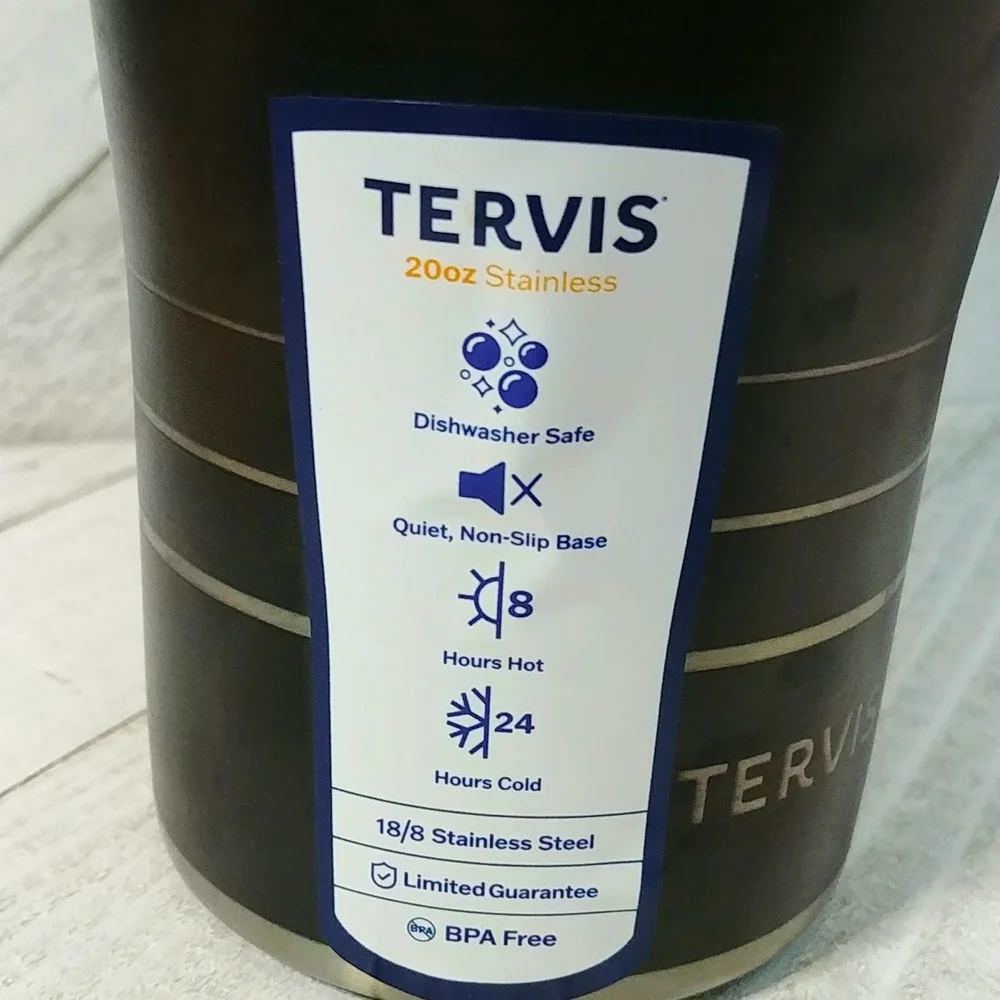 NWT Tervis Yellowstone Dutton Ranch Design Hot Cold To Go Cup Tumbler 20oz - Picture 3 of 5